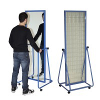 Miroir mobile à carreaux